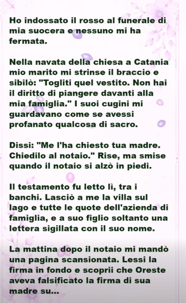 L’Abito Rosso e il Testamento nella Cattedrale