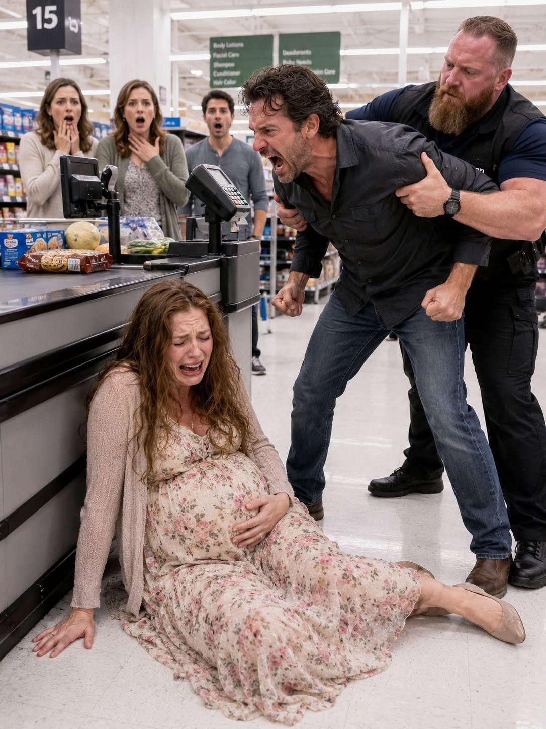 My husband sl:amm:ed my eight-month-pregnant belly into a checkout counter over a $14 baby blanket