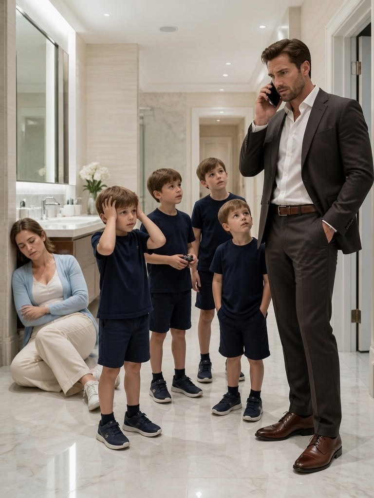 Mijn ex verscheen op mijn verlovingsfeest met vier kinderen die sprekend op mij leken…