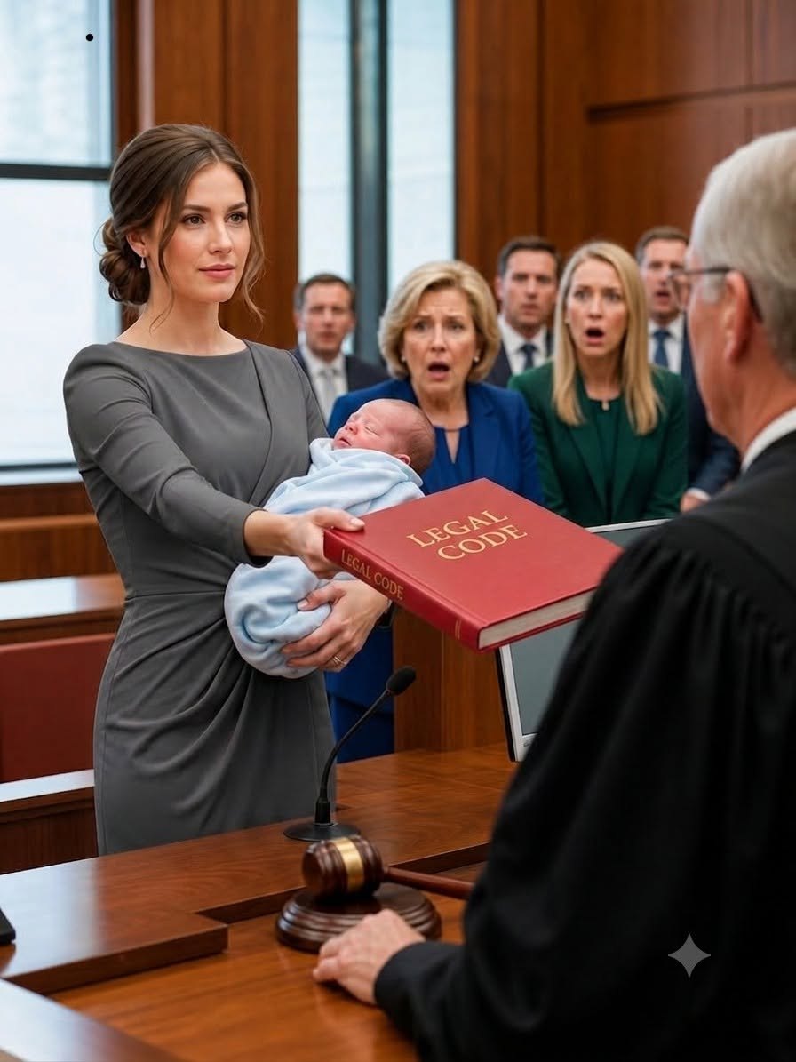 Six days after giving birth to my son, I walked into the family courtroom in Richmond, Virginia, carrying two things that represented everything I had left to protect.