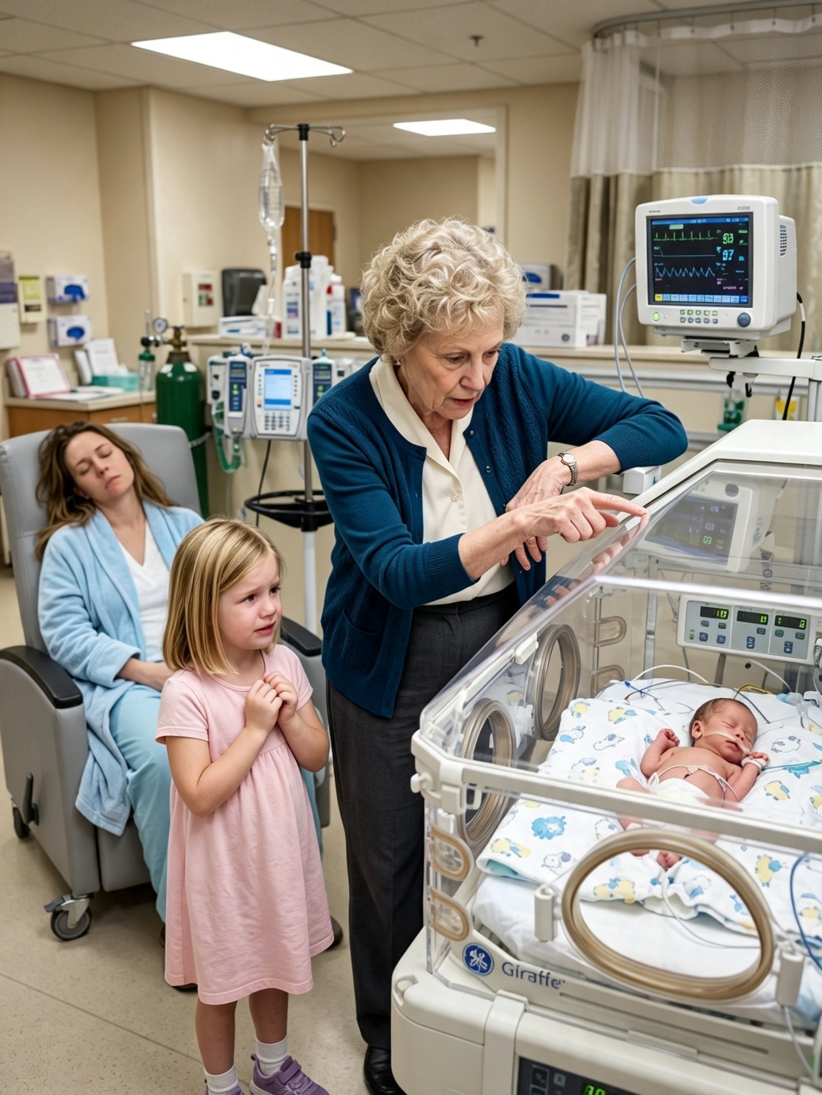 Mijn pasgeboren dochter lag op de NICU, maar mijn moeder wilde alleen maar een dessert**