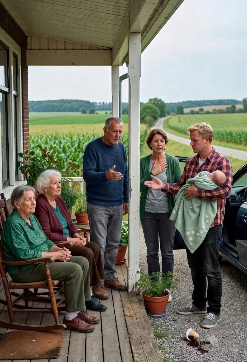 De baby was nog maar een paar uur oud toen Michael hem vond