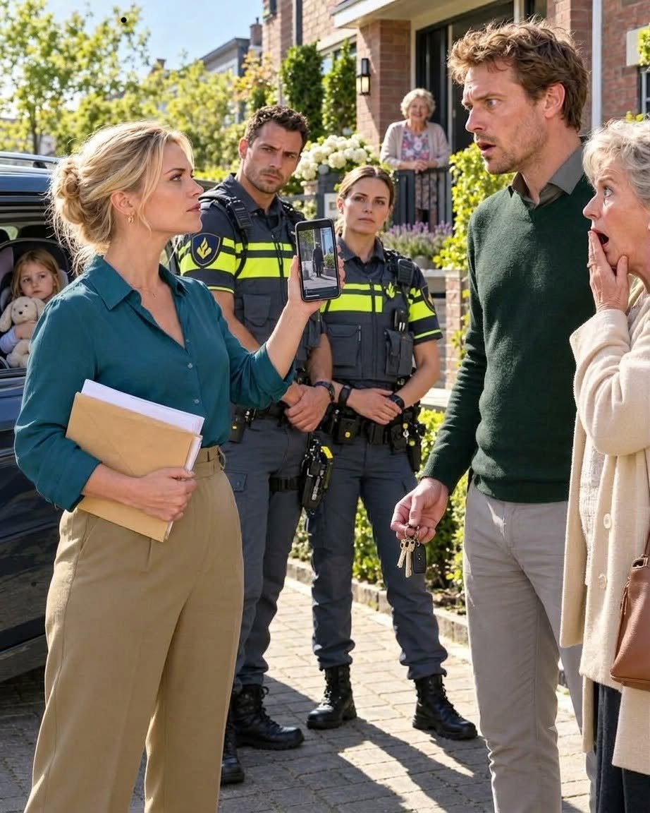 Ik kwam een dag eerder thuis van een zakenreis.