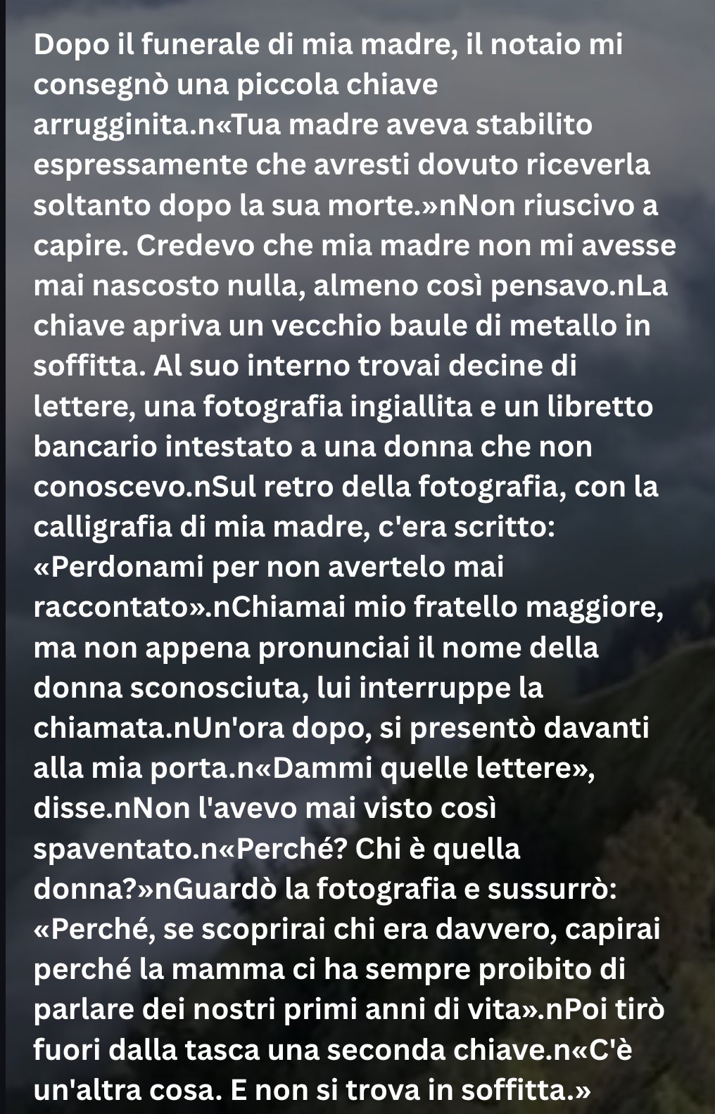 IL SEGRETO DELLA CHIAVE ARRUGGINITA