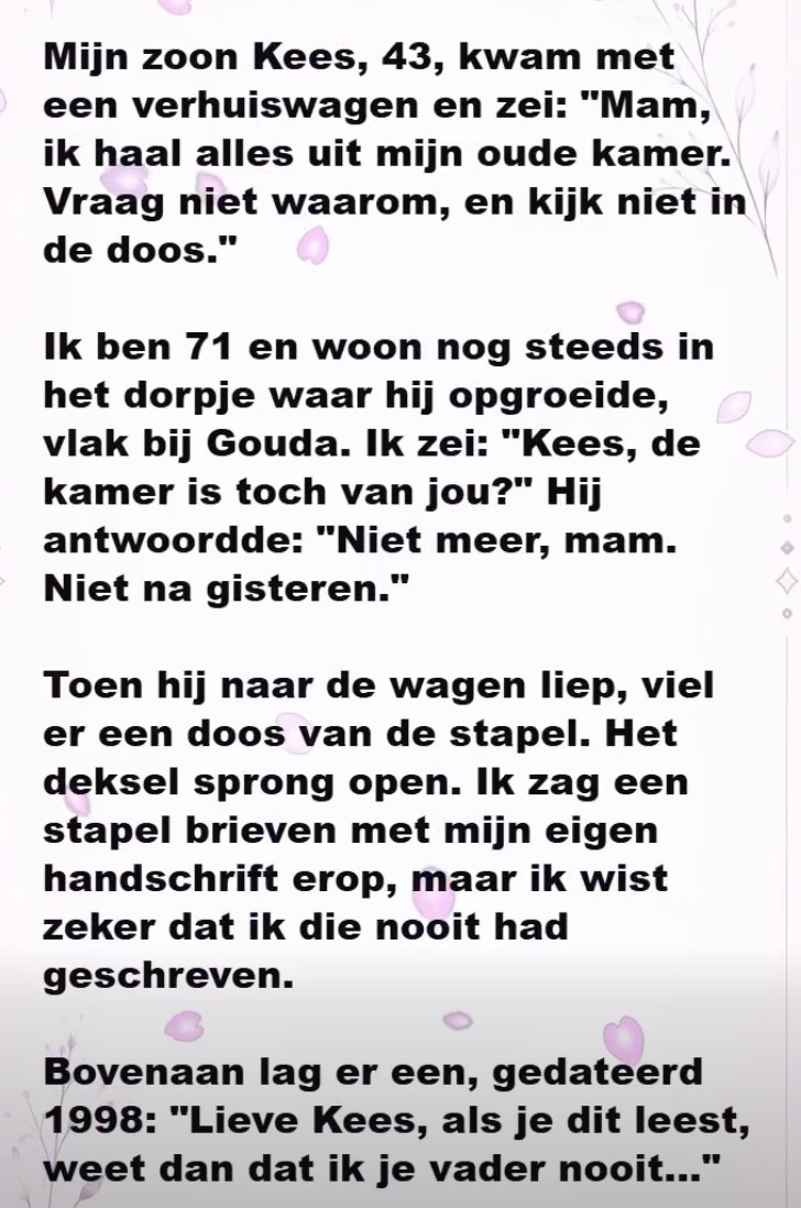 DE SCHADUW ACHTER MIJN ZOON