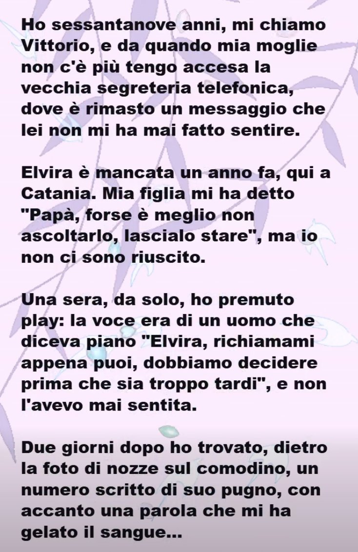 IL SEGRETO CUSTODITO NEL SILENZIO