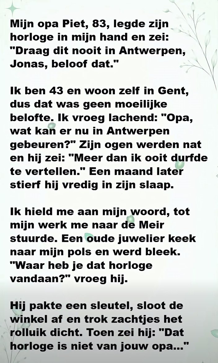 HET GEHEIM VAN DE ZILVEREN CHRONOGRAAF