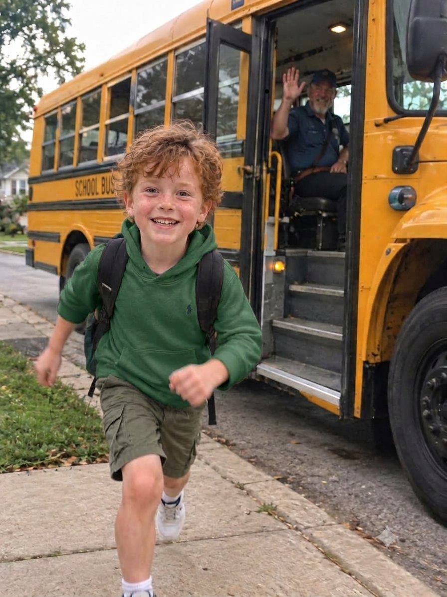 L’autista dello scuolabus di mio figlio mi sussurrò quattro parole prima di andarsene
